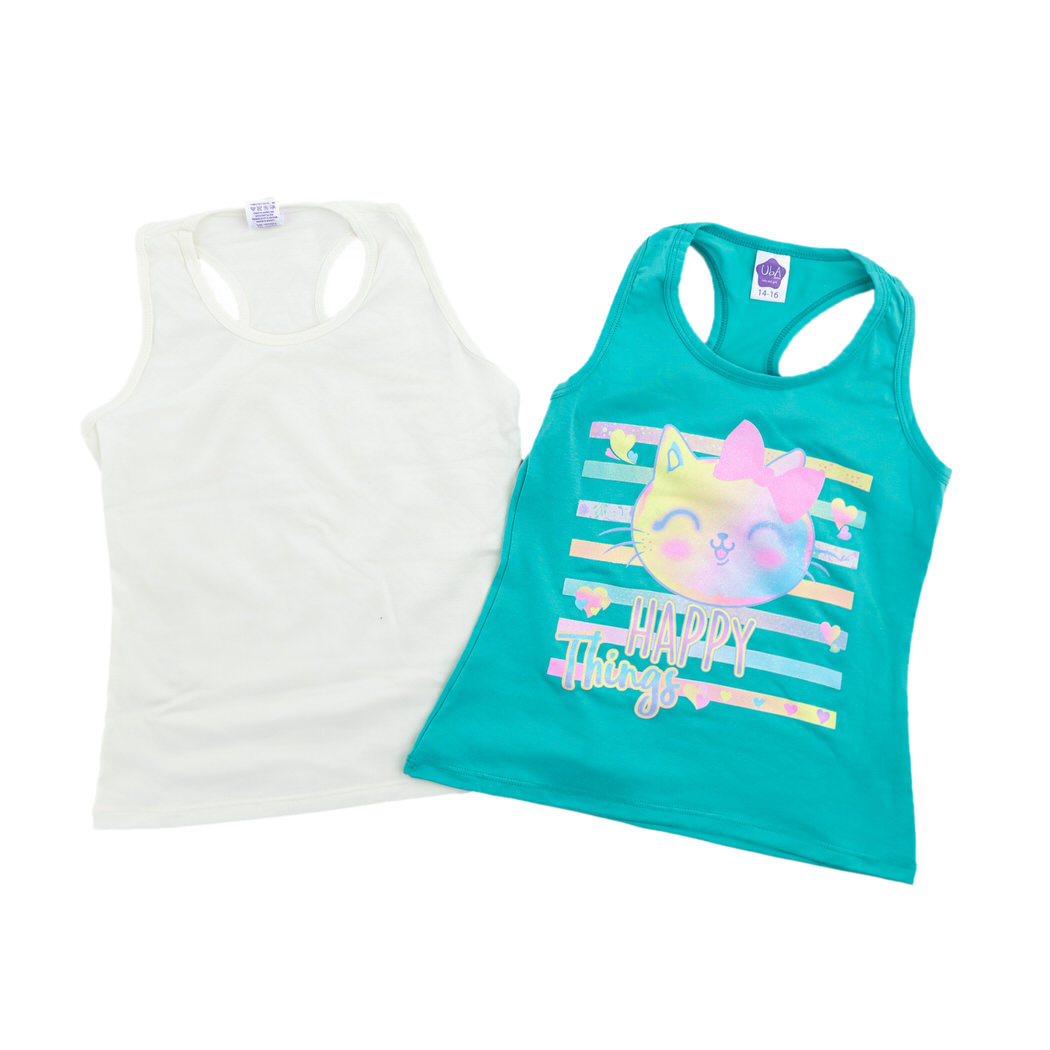Blusa niña x 2 esqueleto