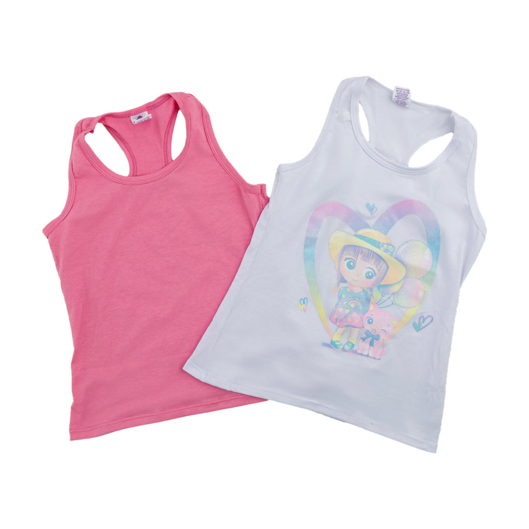 Blusa niña x 2 esqueleto