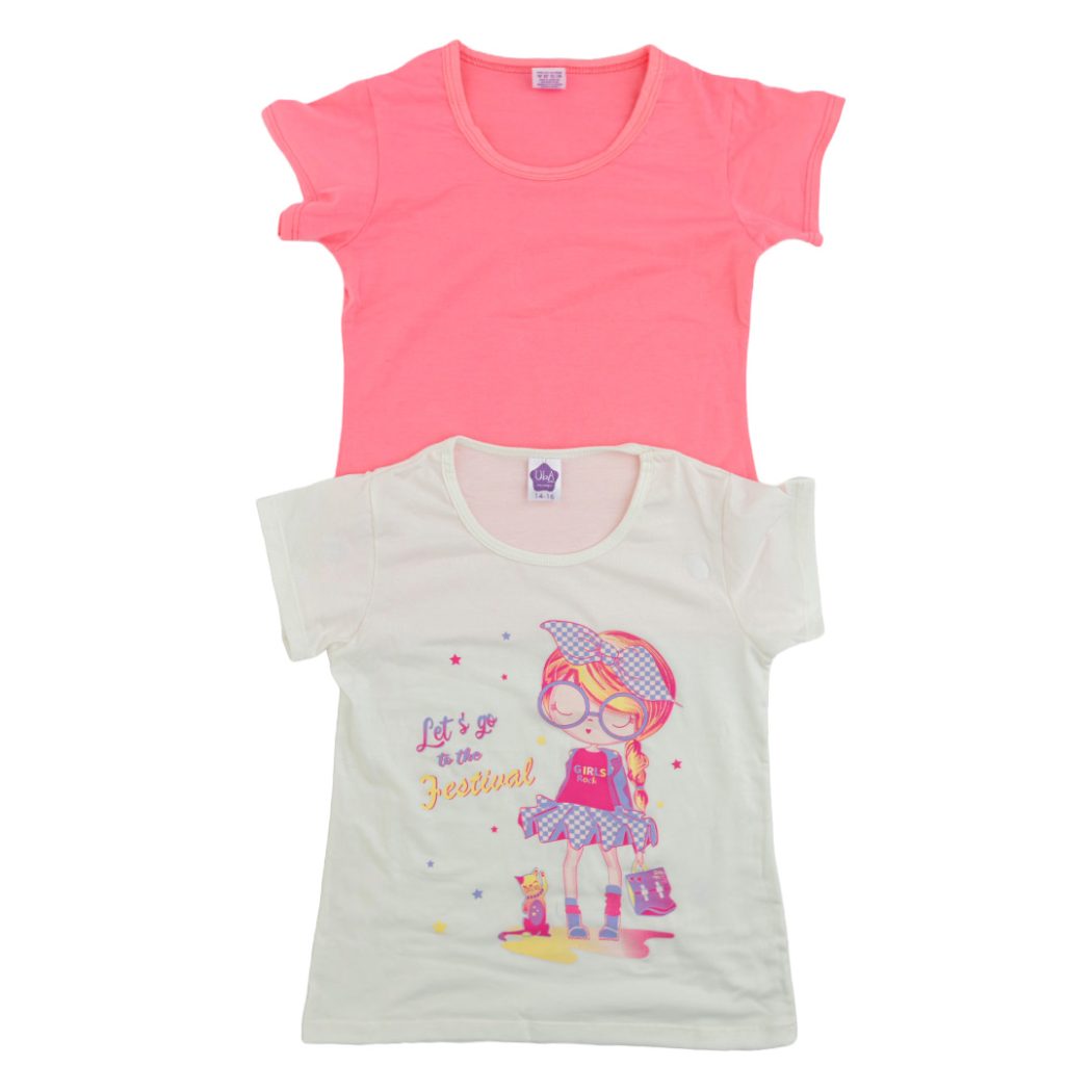Blusa niña x2 manga