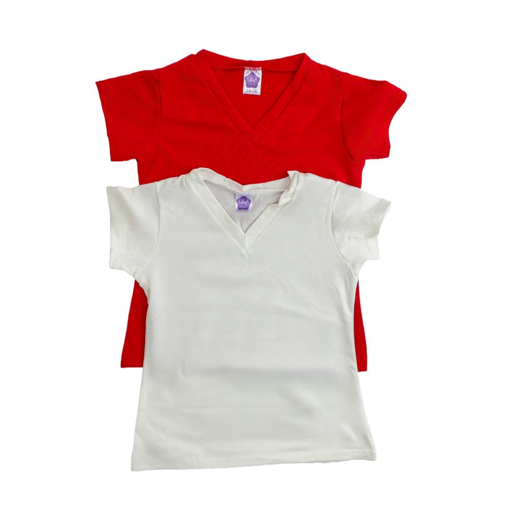 Blusa niña x2 manga