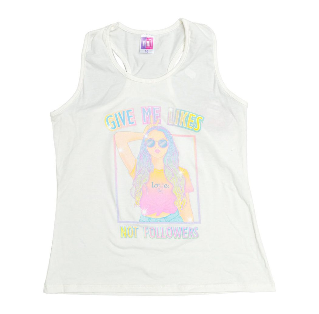 Blusa junior esqueleto con estampado