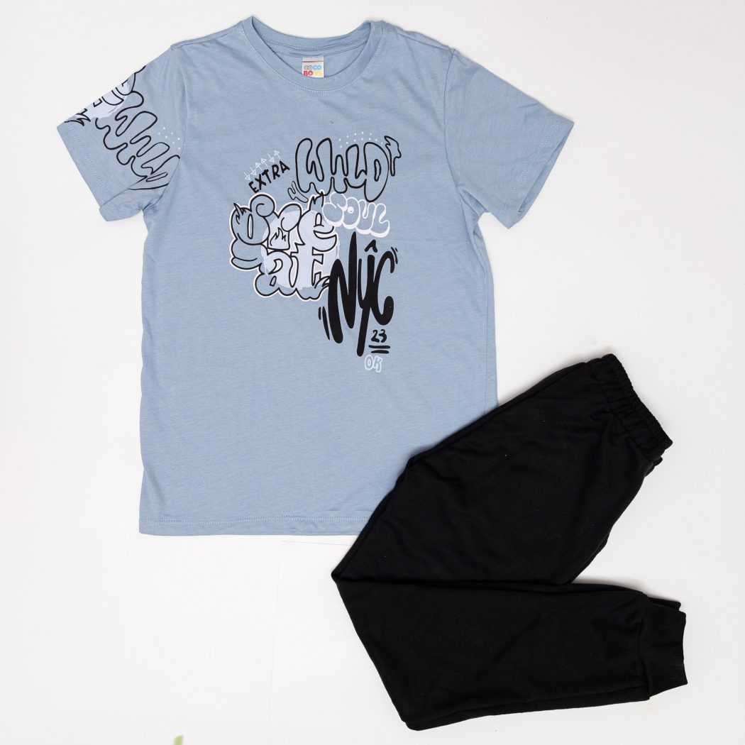 CONJUNTO SUDADERA NIÑO BURDA