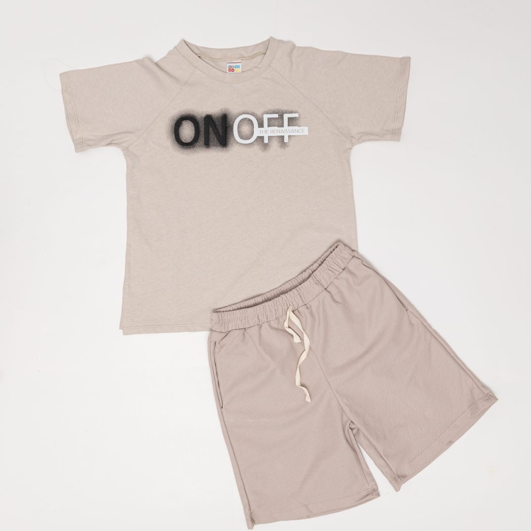 CONJUNTO PANTALONETA NIÑO OVER SITE