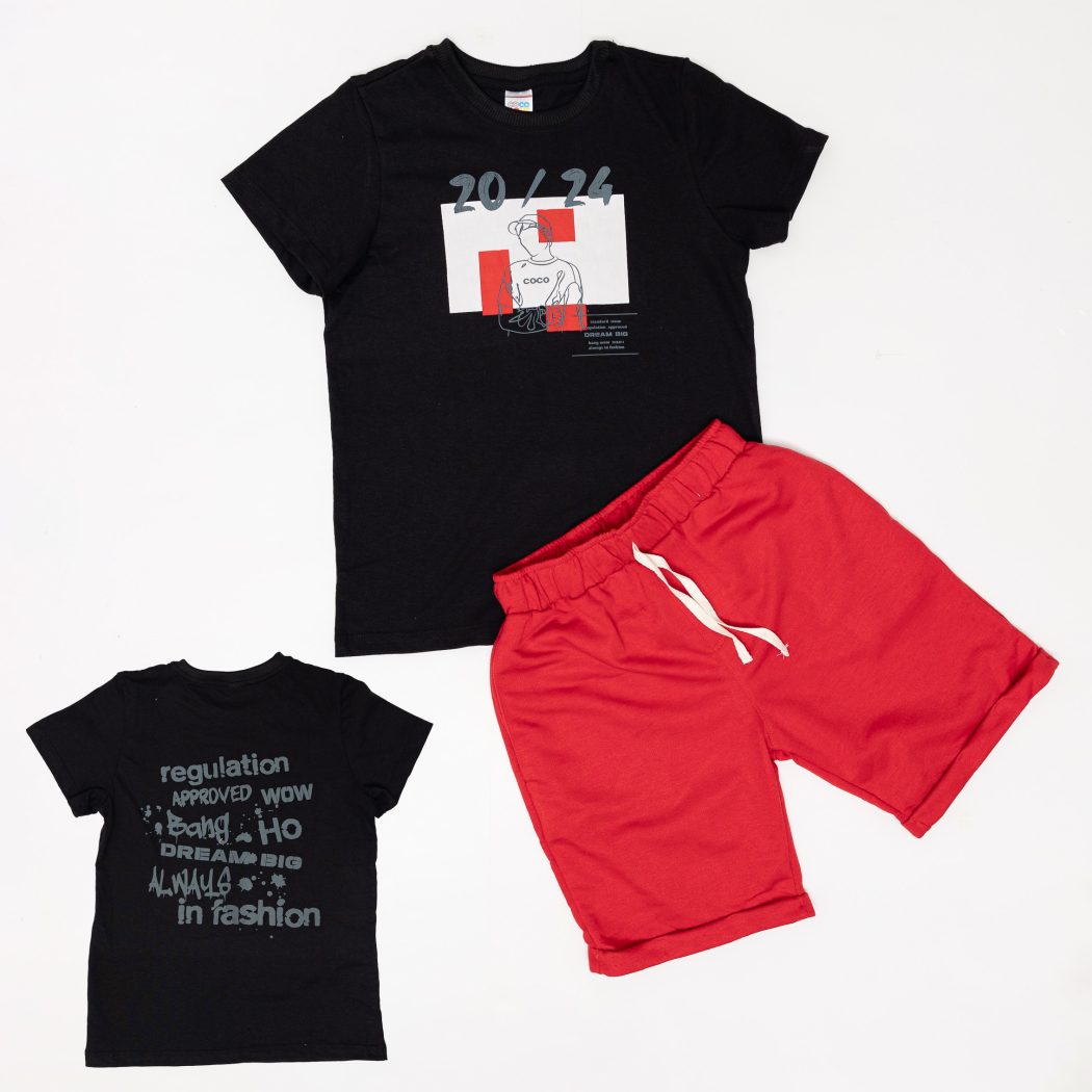 CONJUNTO BERMUDA NIÑO BURDA
