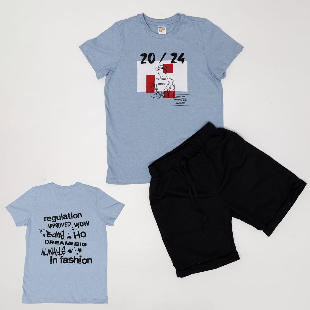 CONJUNTO BERMUDA NIÑO BURDA