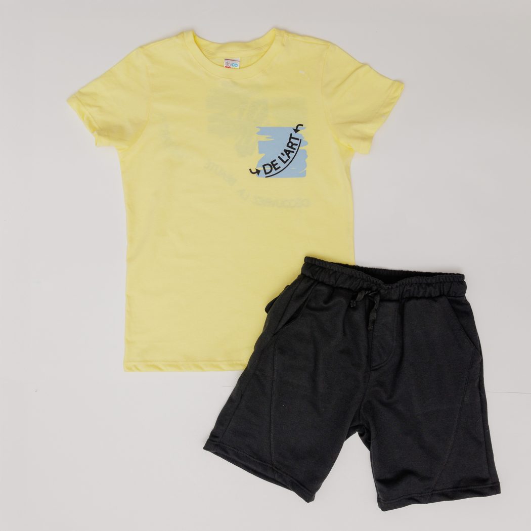 CONJUNTO BERMUDA NIÑO BURDA