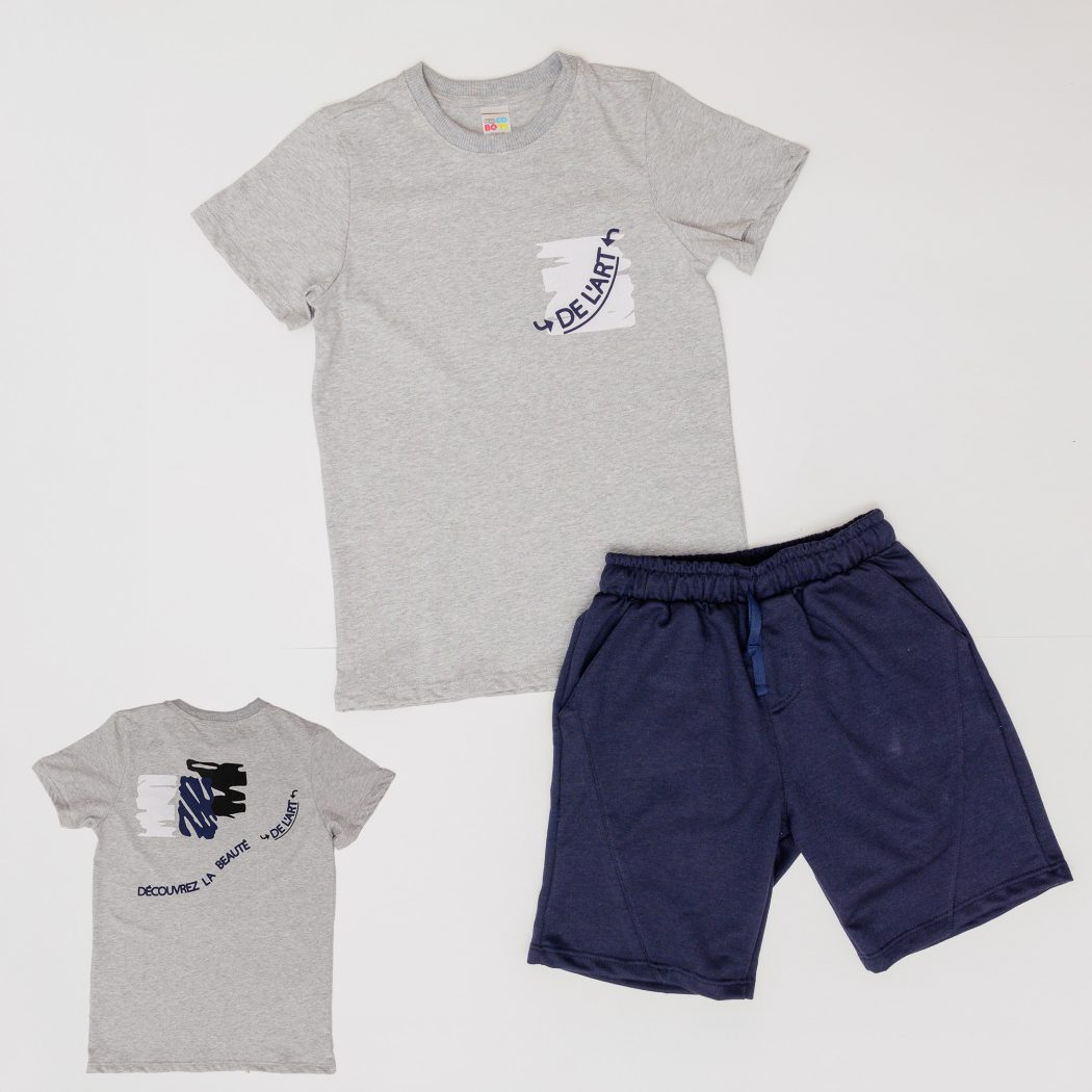 CONJUNTO BERMUDA NIÑO BURDA