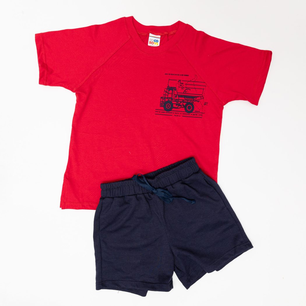 CONJUNTO PANTALONETA BEBÉ NIÑO OVER SITE