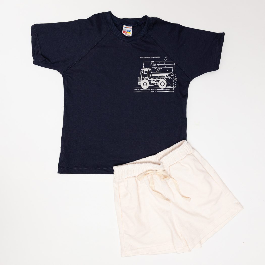 CONJUNTO PANTALONETA BEBÉ NIÑO OVER SITE
