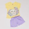 CONJUNTO BEBE NIÑA SHORT BURDA
