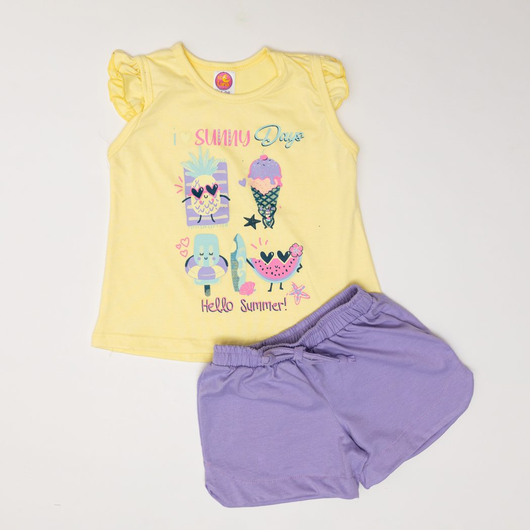CONJUNTO BEBE CON SHORT