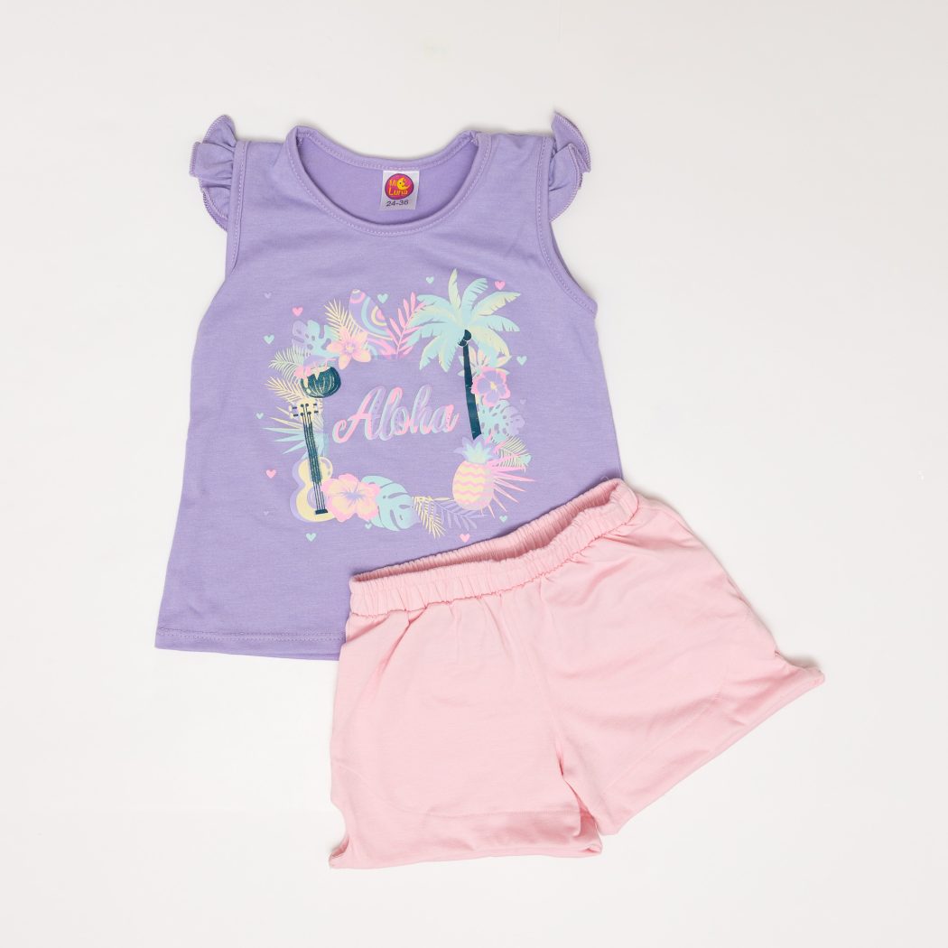 CONJUNTO BEBE CON SHORT