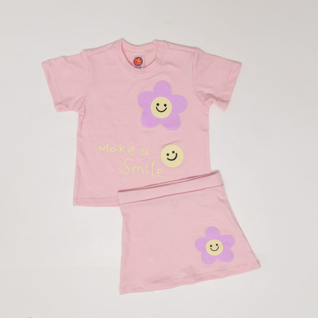 CONJUNTO BEBE NIÑA CON FALDA