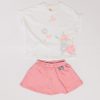 CONJUNTO BEBE CON FALDA BURDA
