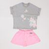 CONJUNTO BEBE CON FALDA BURDA
